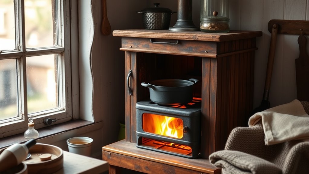 safe efficient wood stove cooking
