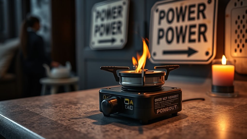 safe stove operation precautions