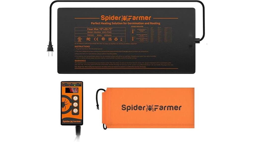 seedling heat mat thermostat