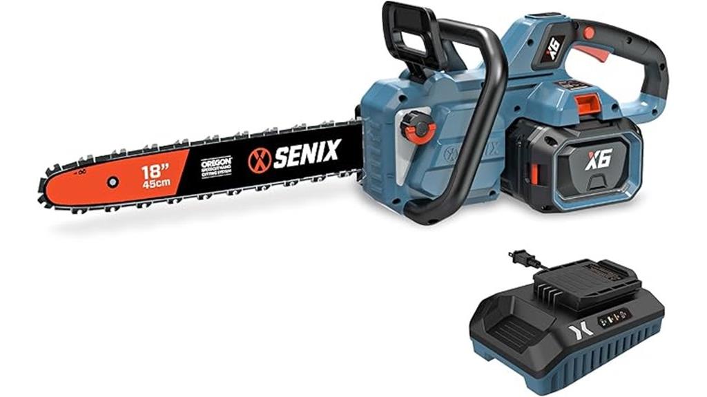senix 60v battery chainsaw
