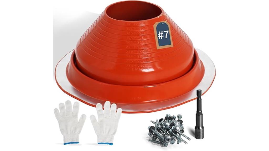 silicone chimney boot for metal