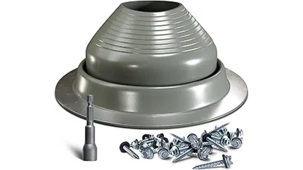 silicone roof pipe flashing