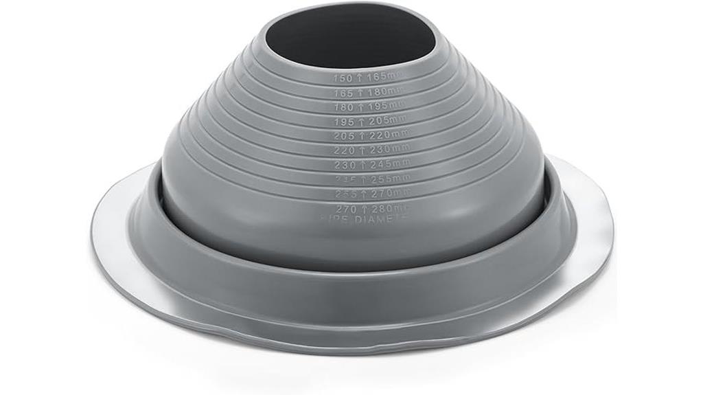 silicone roof vent boot