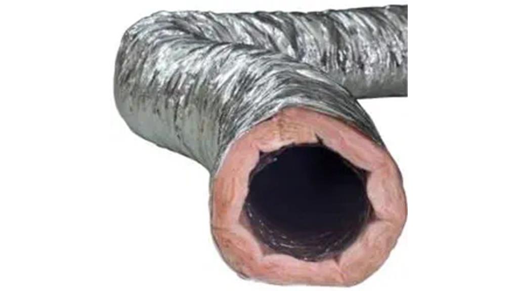 silver flexible duct 25 feet
