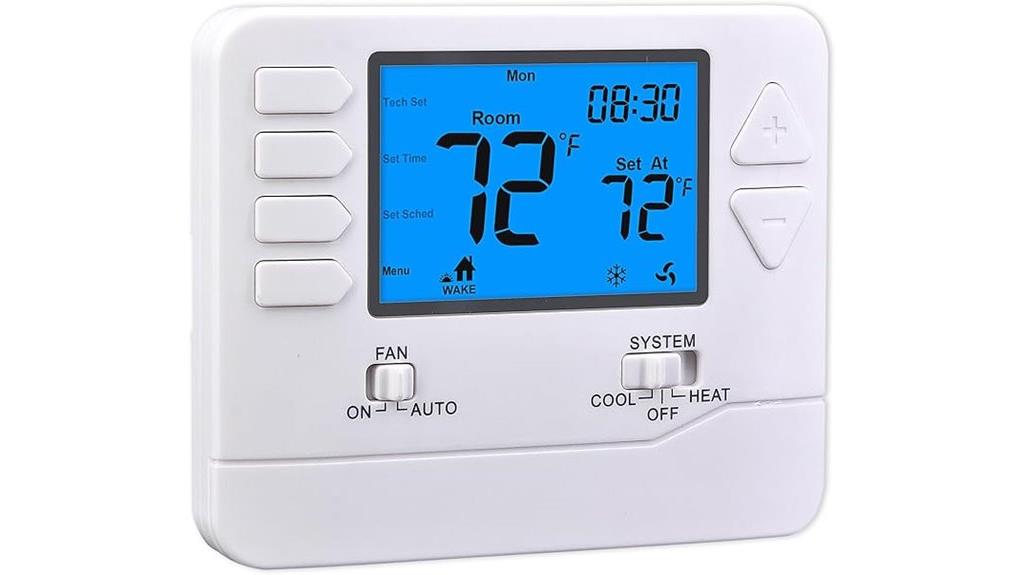 single stage thermostat programming