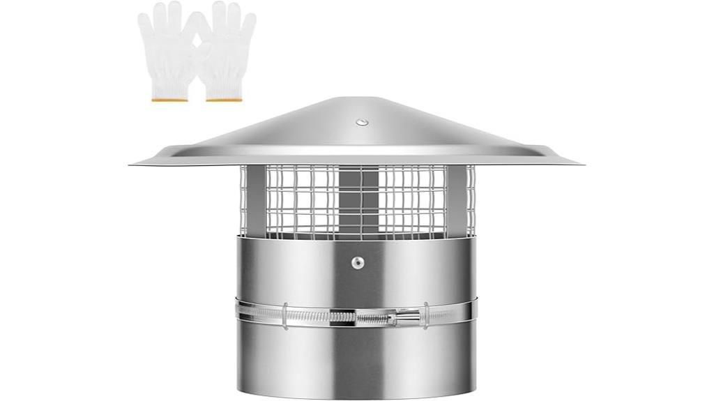 six cone chimney cap