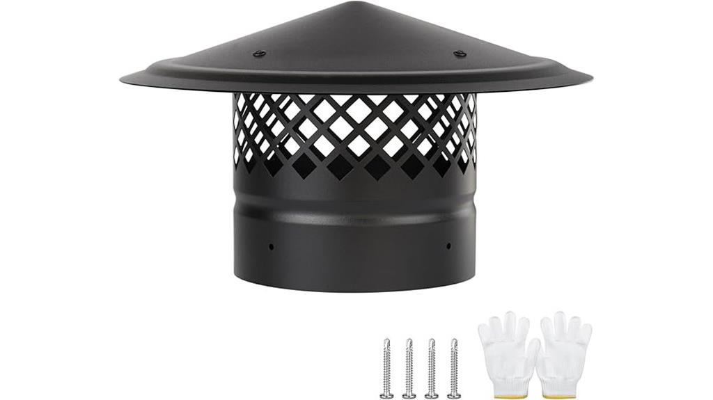 six inch chimney vent cap