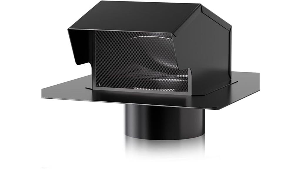 six inch steel roof vent