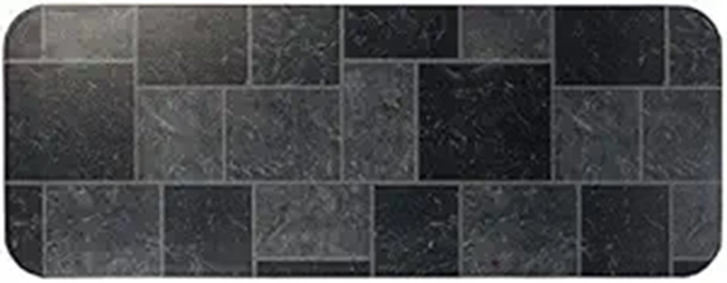 slate gray hearth extender