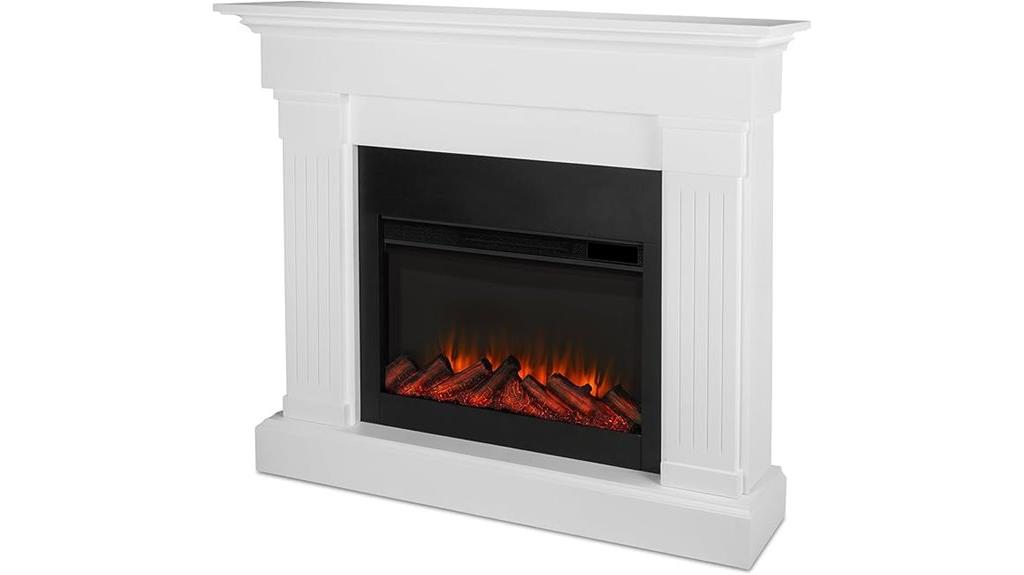 slim indoor electric fireplace