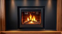 slim narrow hearth fireplaces