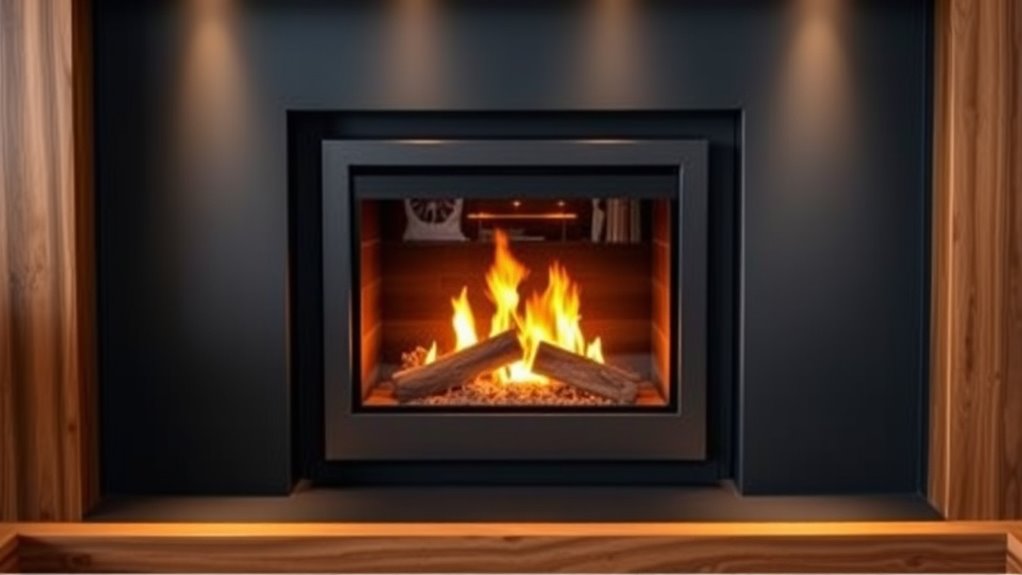 slim narrow hearth fireplaces