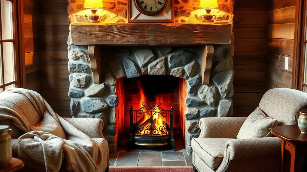 small cottage fireplace inserts