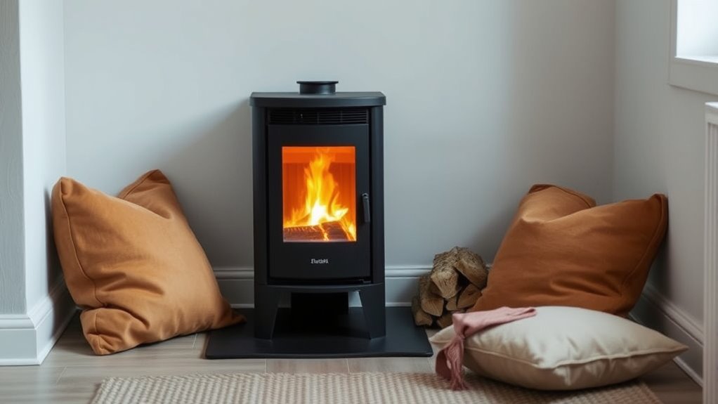 small space wood stove