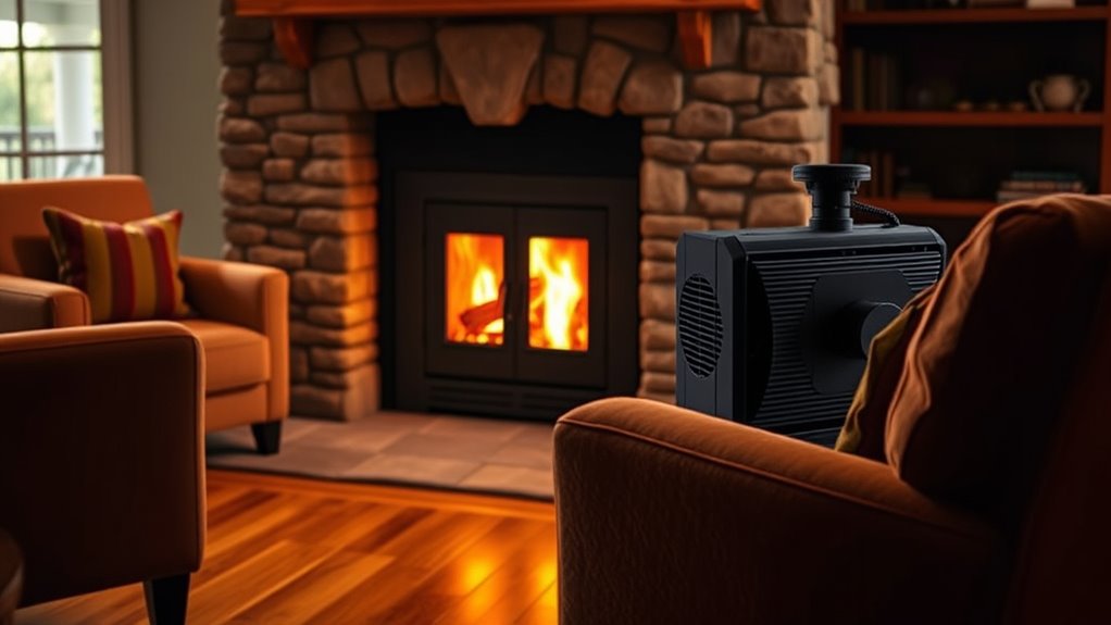 small wood insert heaters