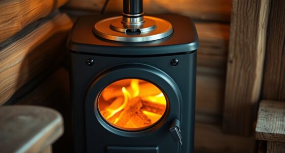 small wood stove blow fans
