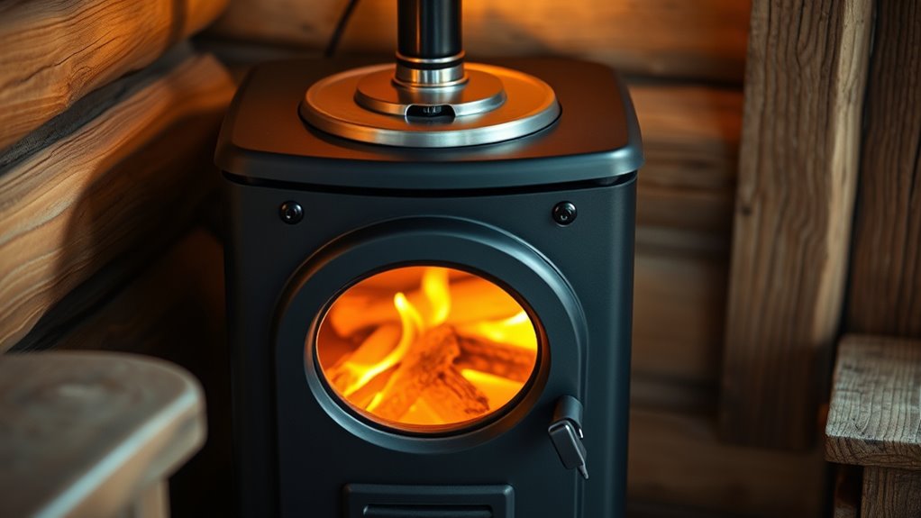 small wood stove blow fans