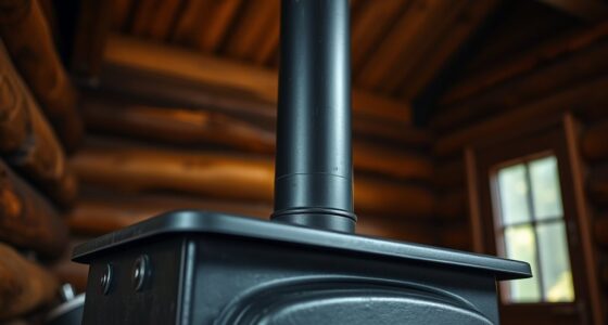 small wood stove chimney height