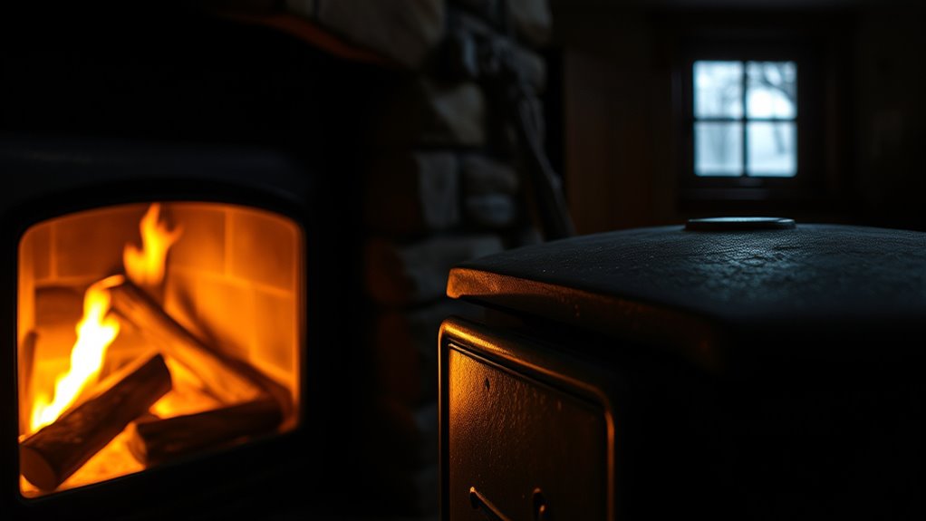 small wood stove ventilation