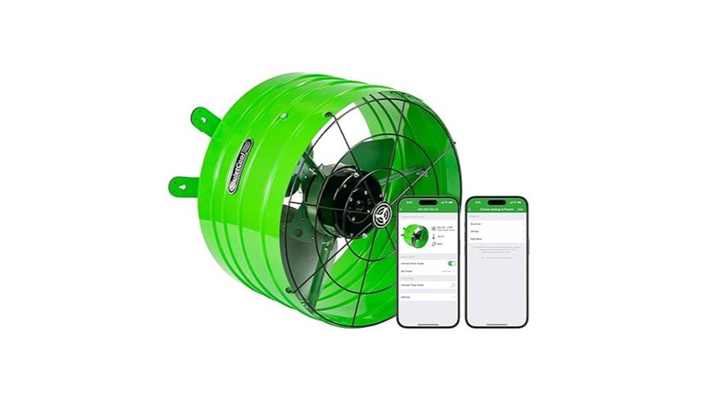 smart attic fan model