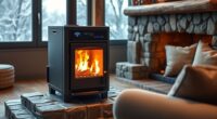 smart pellet stove controls