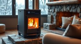 smart pellet stove controls