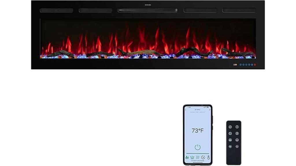 smart wifi fireplace insert