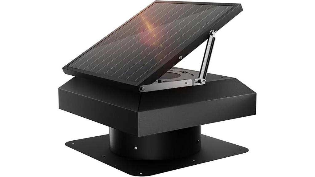 solar powered attic fan