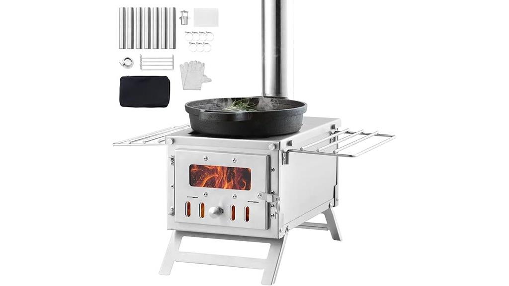 stainless steel camping stove
