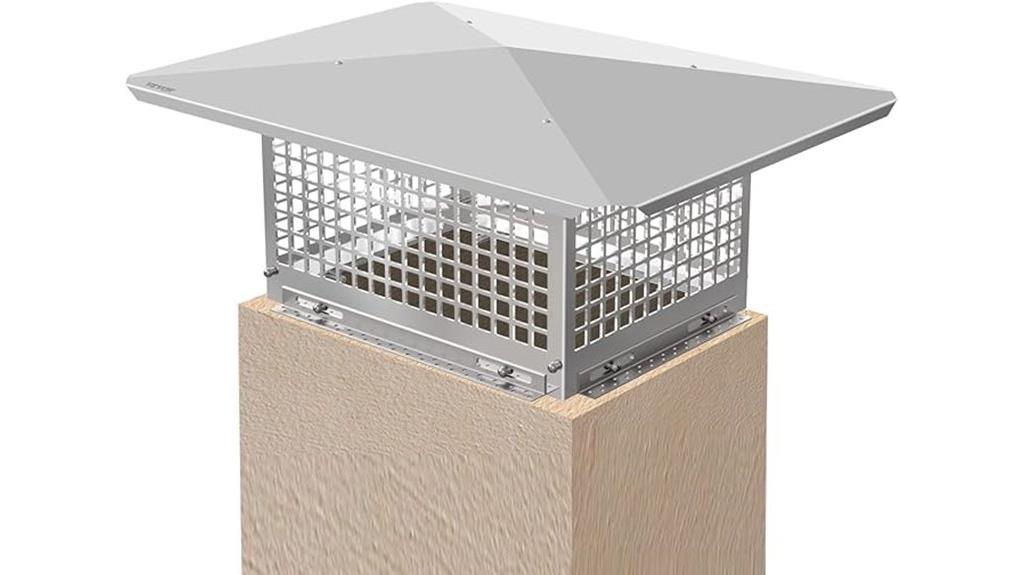 stainless steel chimney cover