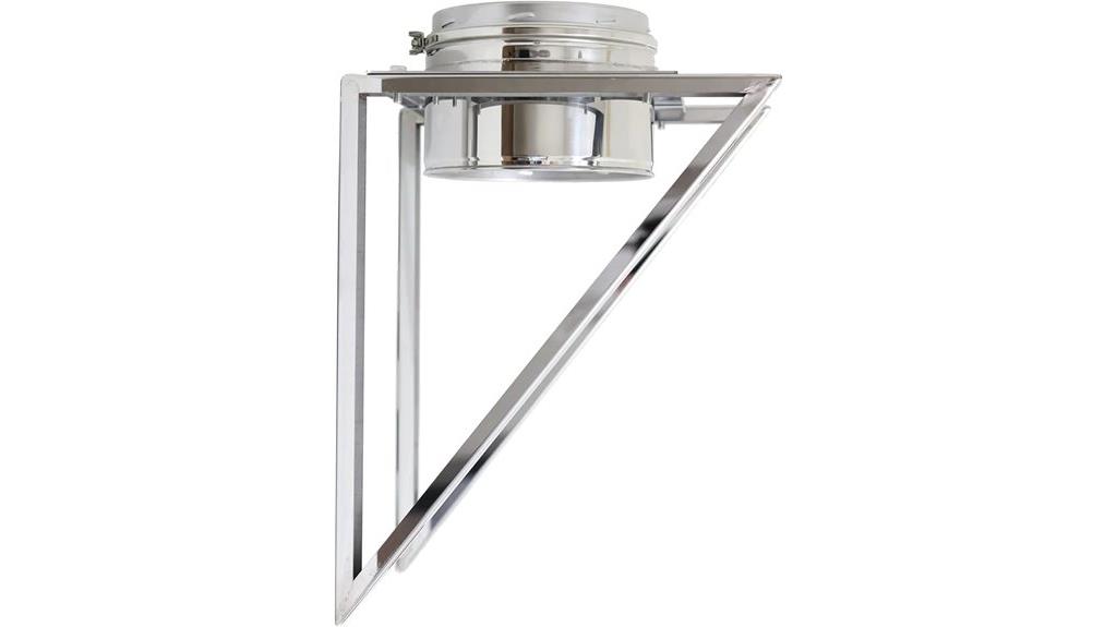 stainless steel chimney support