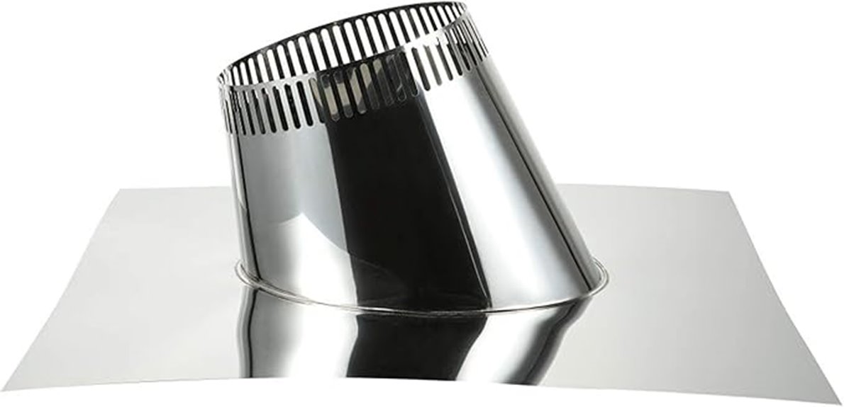 stainless steel chimney vented roof