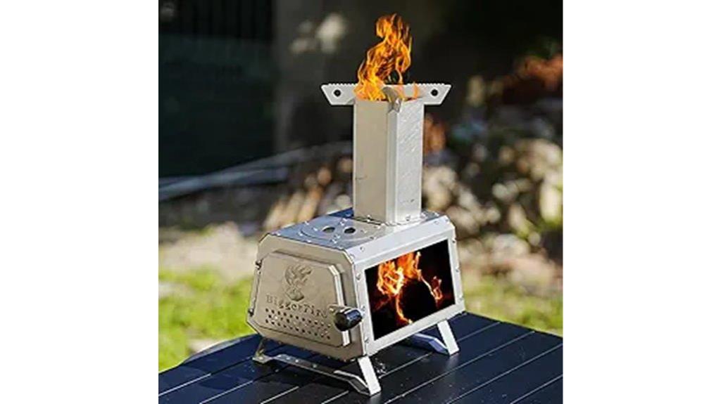 stainless steel mini stove