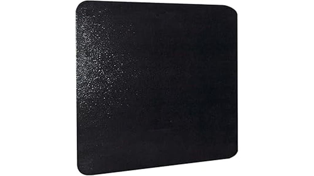 steel fire pad dimensions