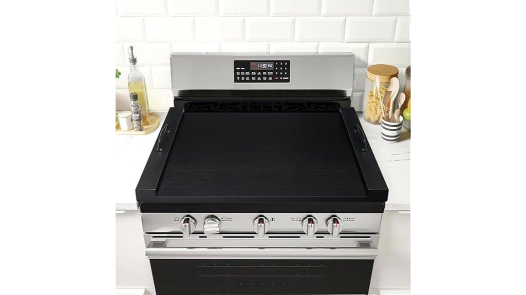 stove cover with handles