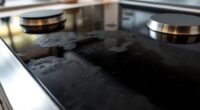 stove glass blackening causes