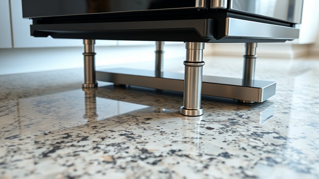 stove stability and support