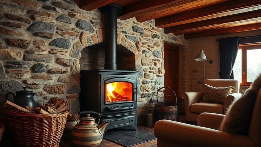 targeted wood stove heating