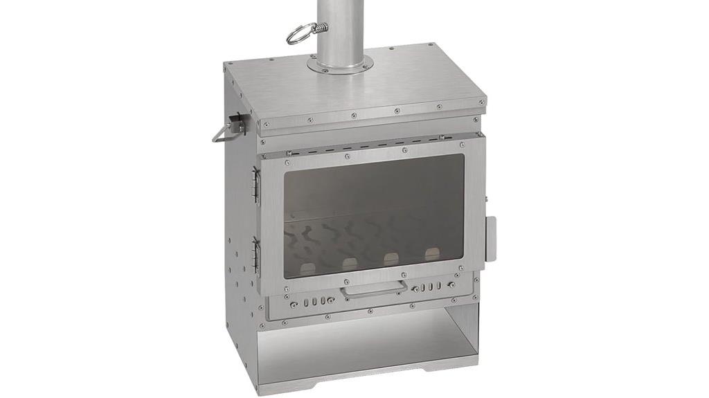 titanium smokeless wood stove