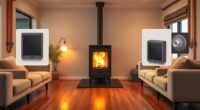 top 2 room wood stove kits