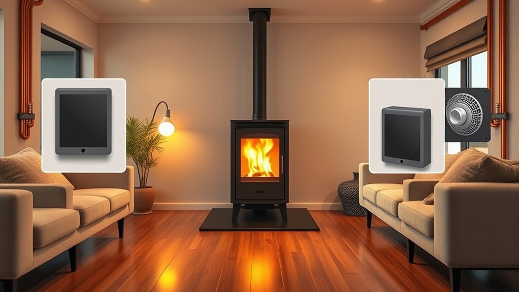 top 2 room wood stove kits