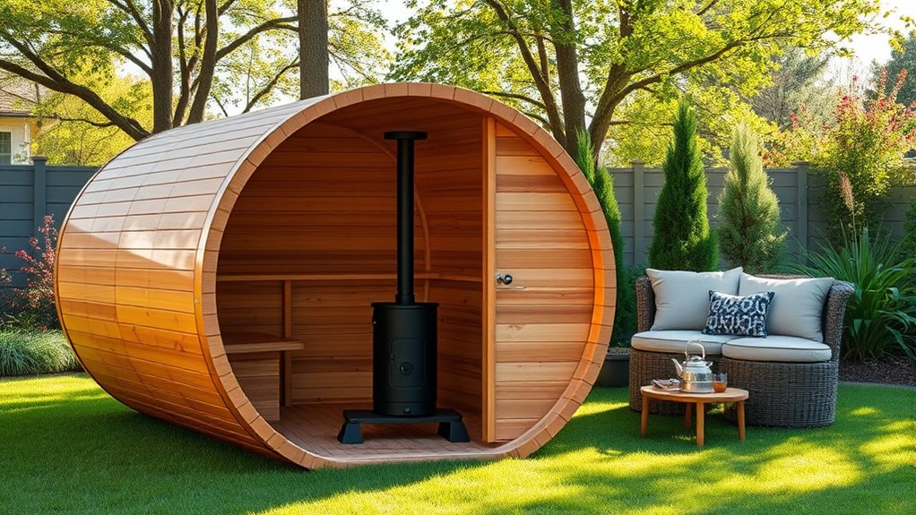 top barrel sauna kits