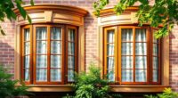 top bay window wood inserts