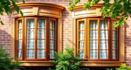 top bay window wood inserts