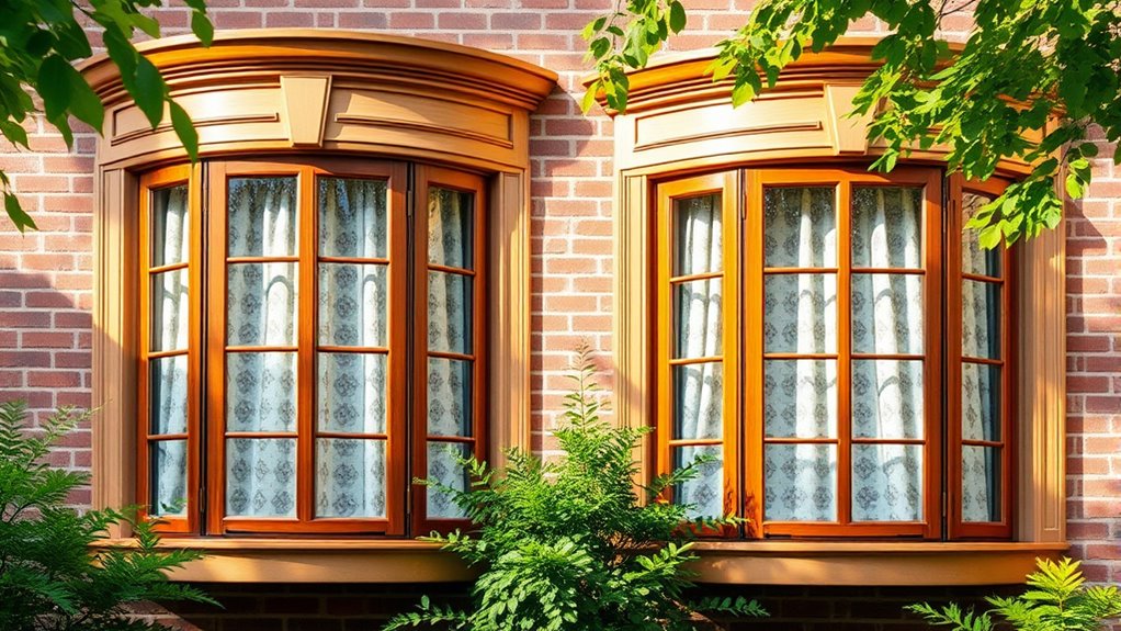 top bay window wood inserts