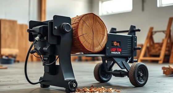 top electric log splitters