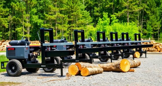 top electric log splitters