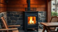 top enclosed patio stoves