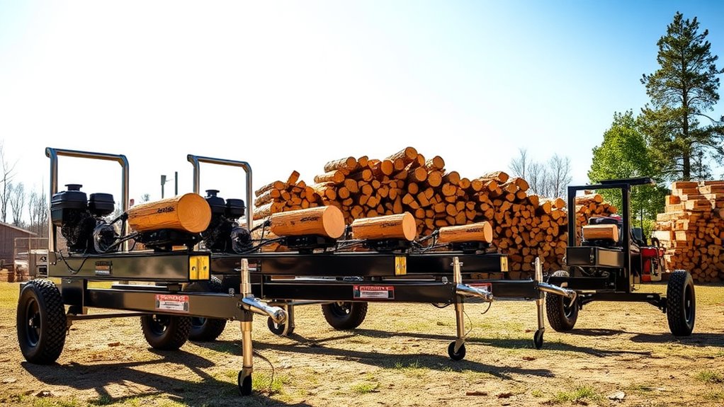 top gas log splitters
