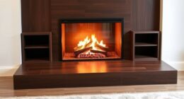 top hearth riser with storage